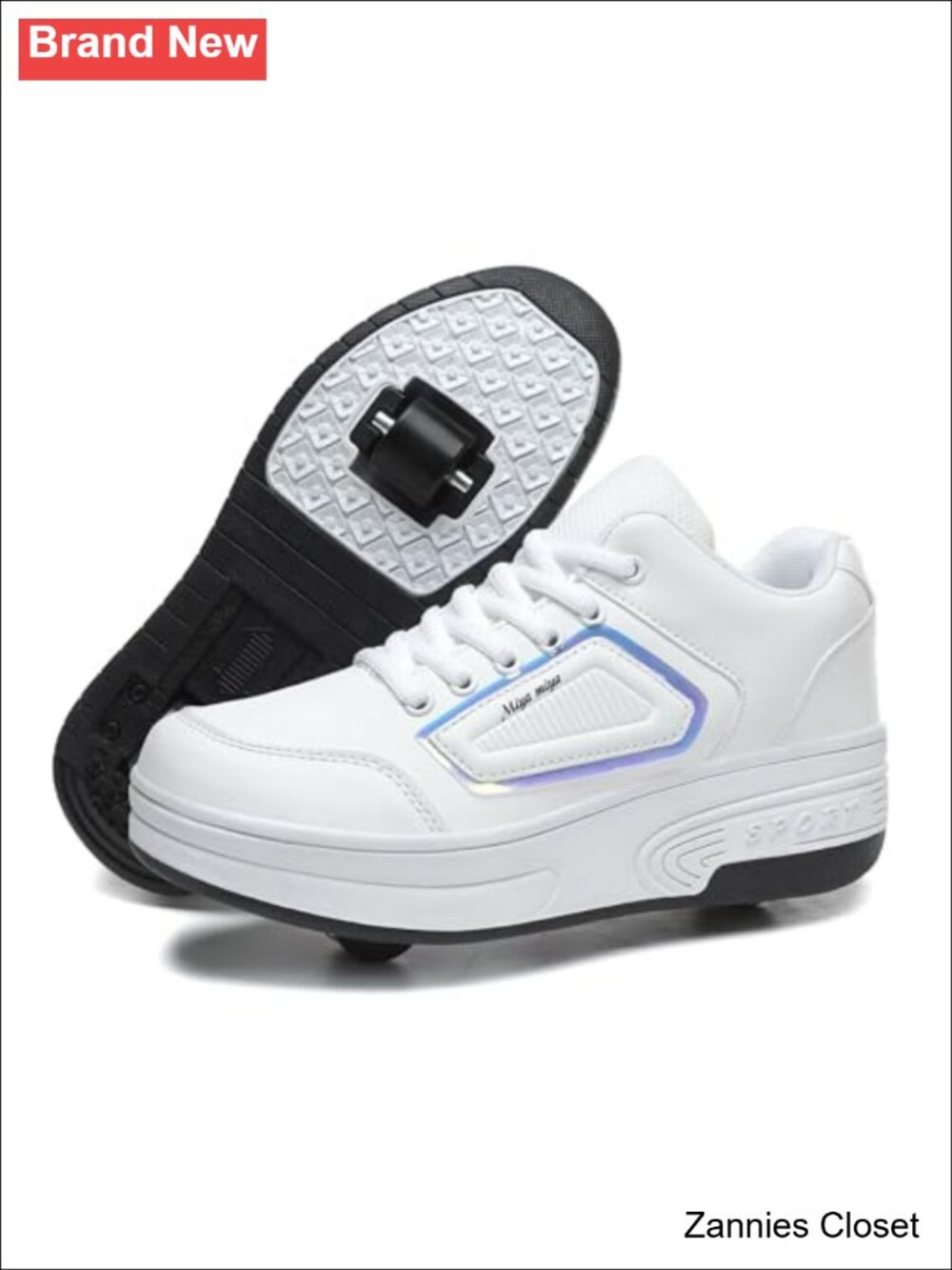 ✨Kids Roller Skate Shoes Sneakers Detachable Wheels Boys Girls